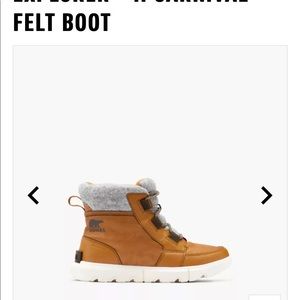 SOREL women’s Explorer II Carnival Felt WP (Never Worn)